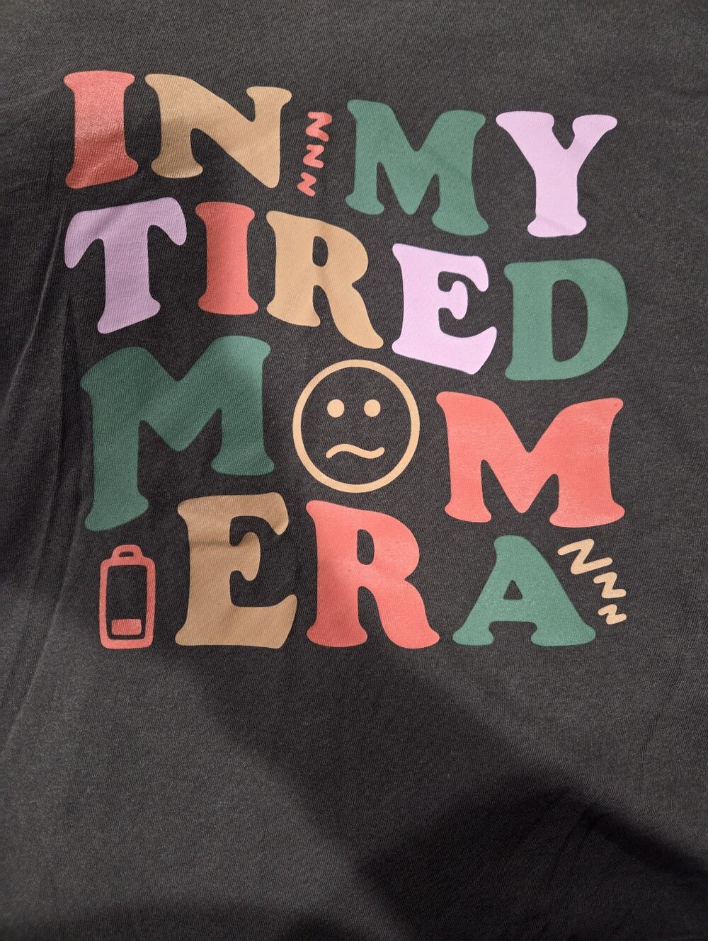 Tired Mom Era Midi Crop Tee - Picture 4 of 5
